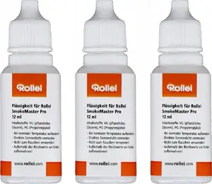 Smoke Liquid Set Rollei 60317, 3 pieces – smoke fluid refill set for smoke machines
