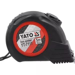 Tape Measure Yato YT-7111 5m ABS Rubber Black
