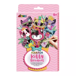 AVENIR Scratch Kitty Bouquet — букет-царапка для кошек, интерактивная картонная игрушка