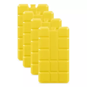Ice Pack Xavax 00181564 4 pcs Yellow Rectangle HDPE