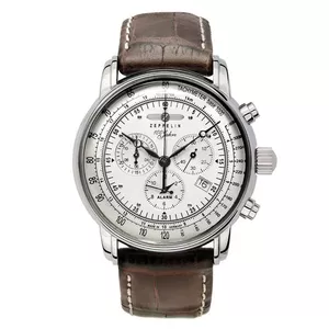 Kvarca sienas/galda pulkstenis Zeppelin 100.Jahre modelis 7680-1 (MPN 2948)