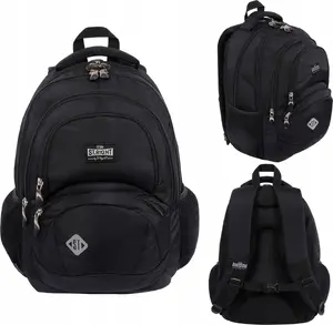 Mugursoma ST_RIGHT Black Vintage BP05 — melna