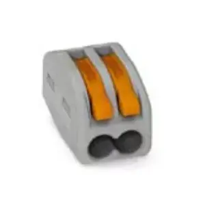 Terminal block Wago UJ/222-412, 2 conductors, 0.08–4 mm², 600 V, 20 A