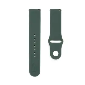 Силиконовый ремешок для часов connect CONUNI2010O 20 мм оливковый S/M 110 мм