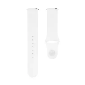 Ремешок для часов connect CONUNI2230W — силиконовая петля 22 мм, белый, 130 мм M/L