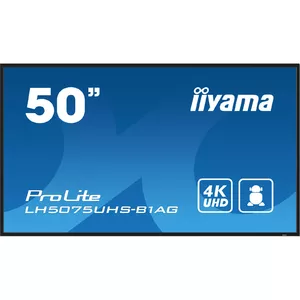 Digital signage flat panel iiyama LH5075UHS-B1AG 49.5" LCD 4K Ultra HD 3840 x 2160
