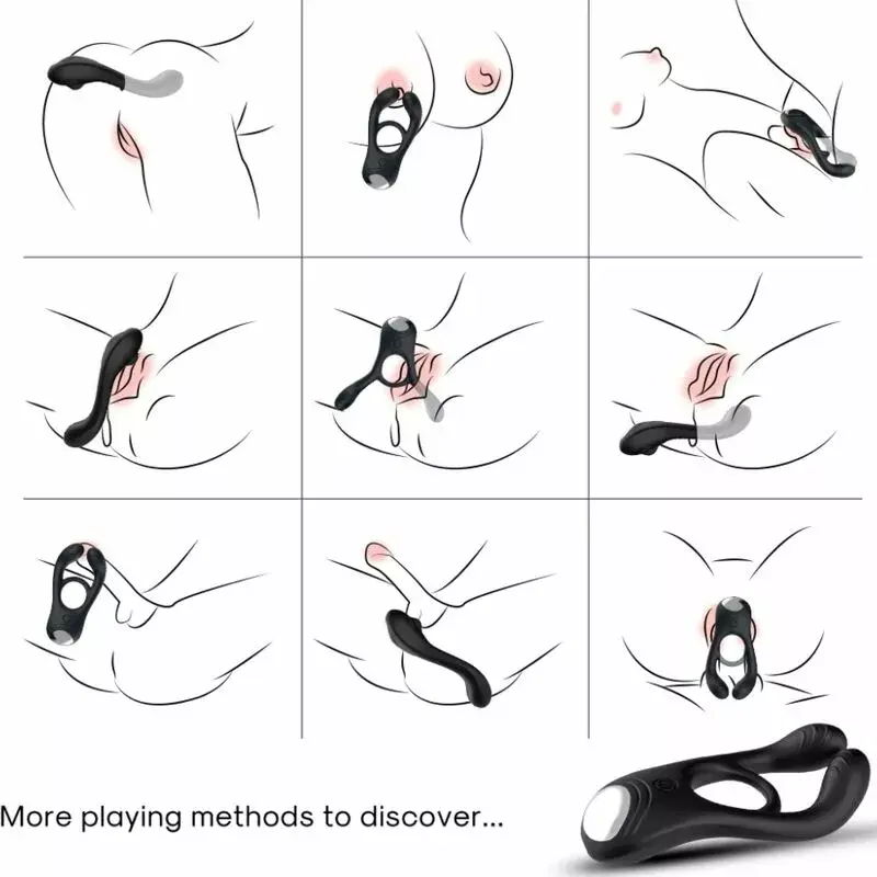 Vibrator ring ARMONY FOR COUPLES Veyron Double Photo 2