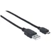 Manhattan USB-A to Micro-USB B cable — 3 m Photo 2