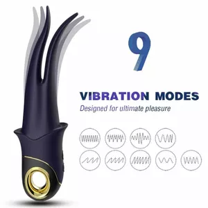 Double-head vibrator ARMONY FOR COUPLES D-237920 — blue, dual-ended intimate massager