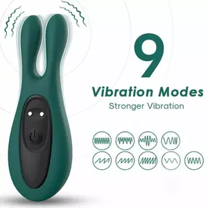 Rabbit vibrator ARMONY FOR COUPLES D-237940 Green – dual-stimulation couples vibrator