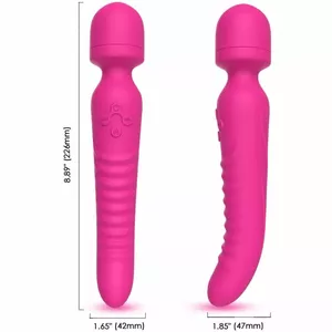 ARMONY FOR COUPLES D-237976 Handheld Massager and Vibrator with Heat Effect, Fuchsia