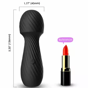 Personīgais masieris-vibrators ARMONY FOR COUPLES Dazzle Small Black — kompakts pāru masieris
