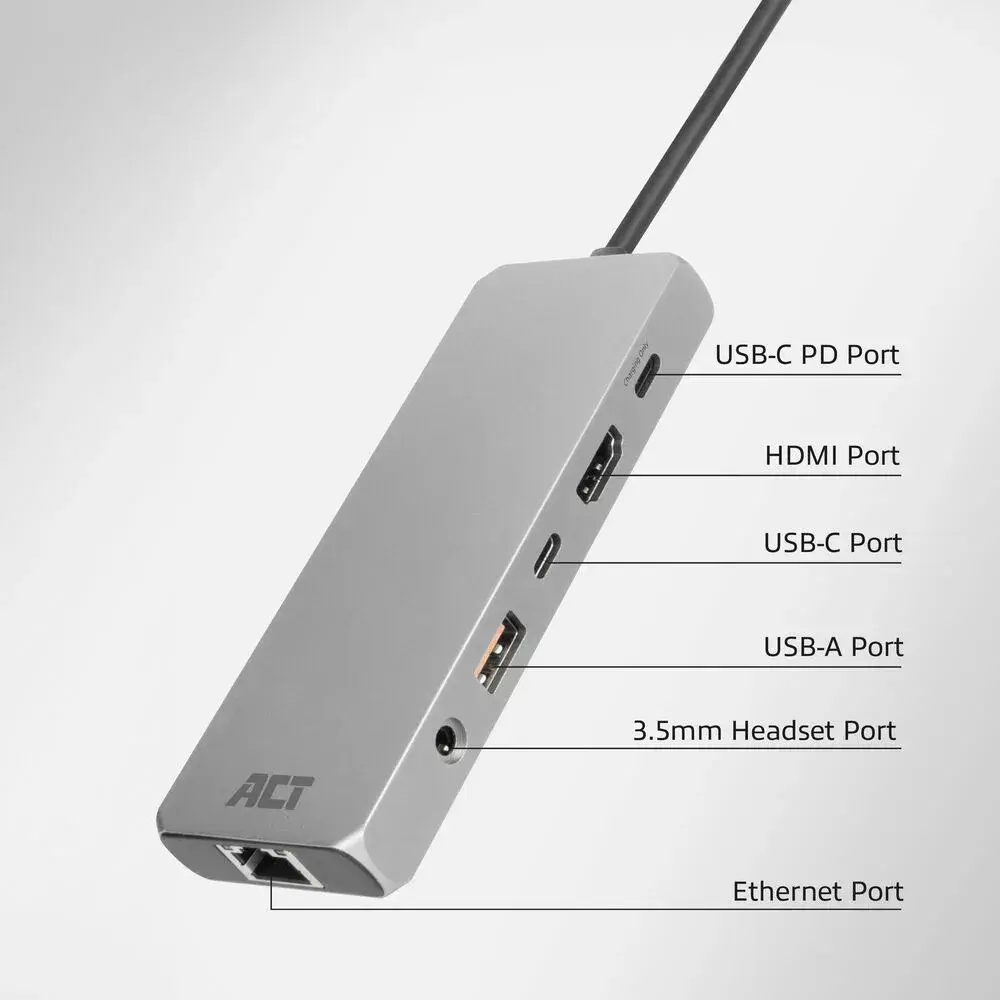 ACT USB-C dokstacija 4K 8K 30Hz Photo 2
