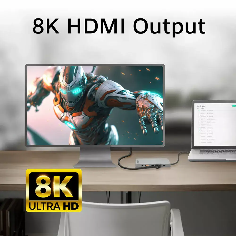 ACT USB-C dokstacija 4K 8K 30Hz Photo 10