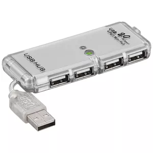 USB Хаб Goobay 4 Port USB 2.0 Hi Speed HUB
