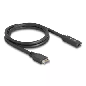 Кабель DeLOCK USB Type-E Key A 20 pin male к USB Type-C female 70 см