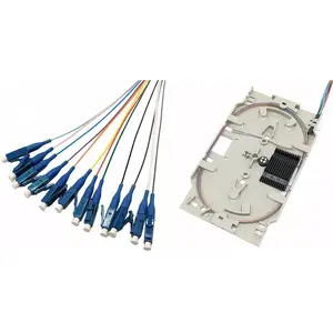 Сетевой кабель Tecline 20500033 12x LC LC/UPC OS2 2 м Аква