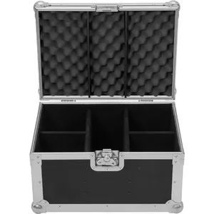 Flightcase Roadinger 31005224 for 4x SILENT PAR 6 QCL — protective transport case