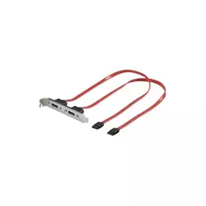 SLOT BRACKET SATA 2xSATA L to eSATA I Goobay 93046