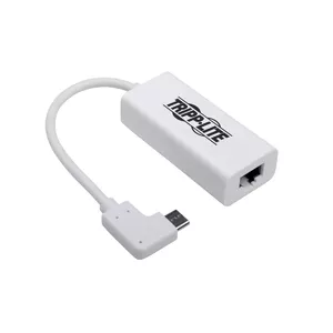 USB-C to Gigabit Network Adapter Tripp Lite U436-06N-GBW-RA Right Angle