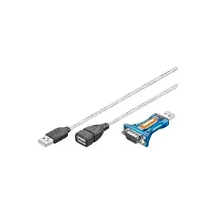 Serial Cable USB Type-A DB-9 Goobay 93128