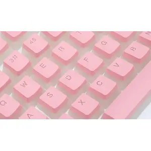 Mechanical keycap set REDRAGON A130 PBT Doubleshot — Pink keycaps, PBT doubleshot construction