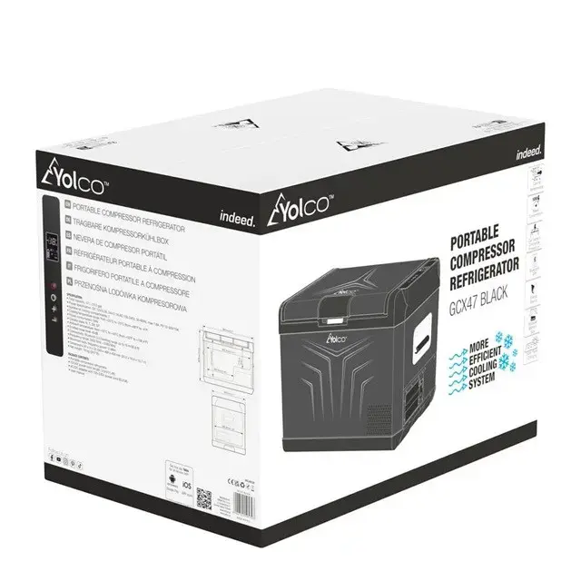 Yolco GCX47 Black portable compressor fridge Photo 15