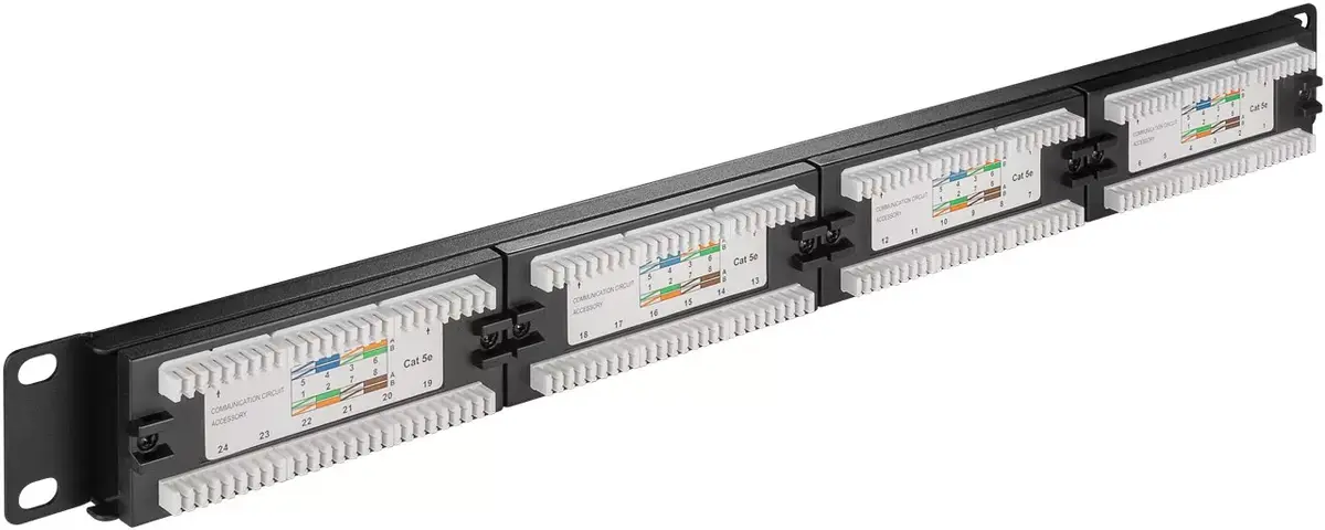 Pārejas panelis Goobay CAT 5e 24 porti Photo 2
