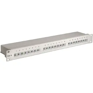 Patch Panel Goobay CAT 6 24 Port 1U