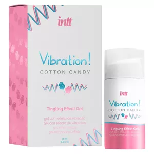 Personal arousal gel Intt Vibration Cotton Candy, 15 ml — vibrating, warming, tingling effect