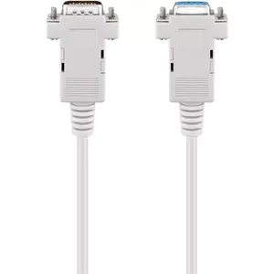 Serial Cable Goobay 50224 Grey 2 m DB-9