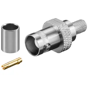 BNC Crimp Coupler Goobay 11358