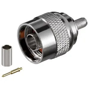 N Male Crimp Connector Goobay 11361
