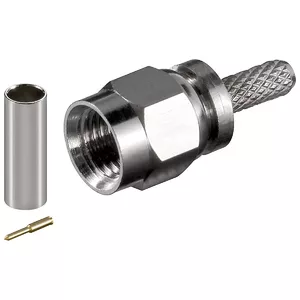 SMA Male Crimp Connector, Goobay, 11651