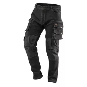 DENIM work trousers black size L TOP-81-236-L