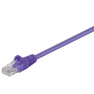 Networking Cable Goobay 95219-GB Purple 1m Cat5e U/UTP