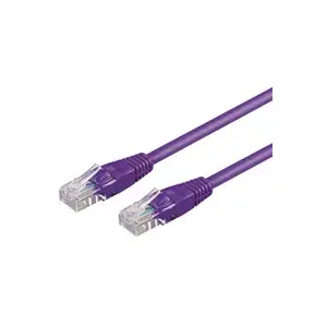 Networking Cable Goobay 2m 2xRJ-45 Violet Cat6