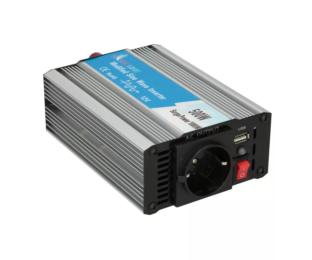 Extralink OPIM-500W Automašīnas sprieguma pārveidotājs 12V