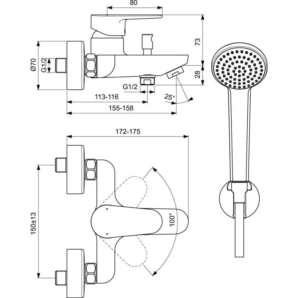 Bathroom faucet Standart Cerafine BC706AA Photo 2