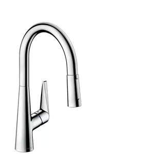 Смеситель для раковины hansgrohe Talis S хром — однорычажный кран, хромированная поверхность