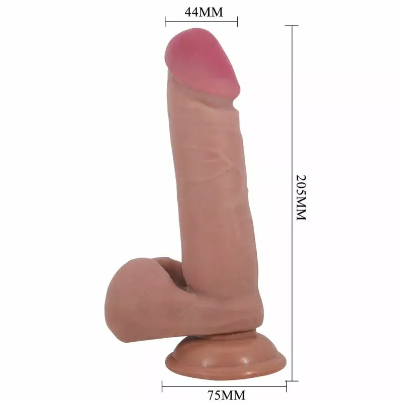 Dildo pretty love Sliding Skin Series, 20.5 cm Photo 4