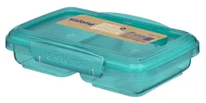 Lunchbox sistema Small Split 350 ml recycled – compact food container, 350 ml capacity, recycled plastic