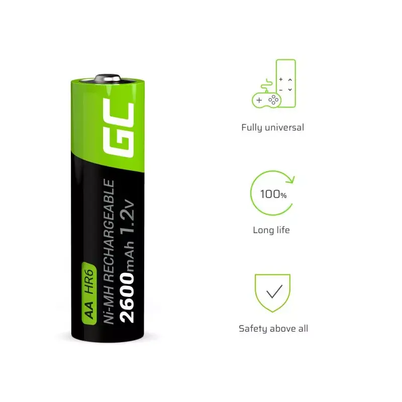 Green Cell GR10 AA NiMH 1.2 V 16 pcs Photo 3