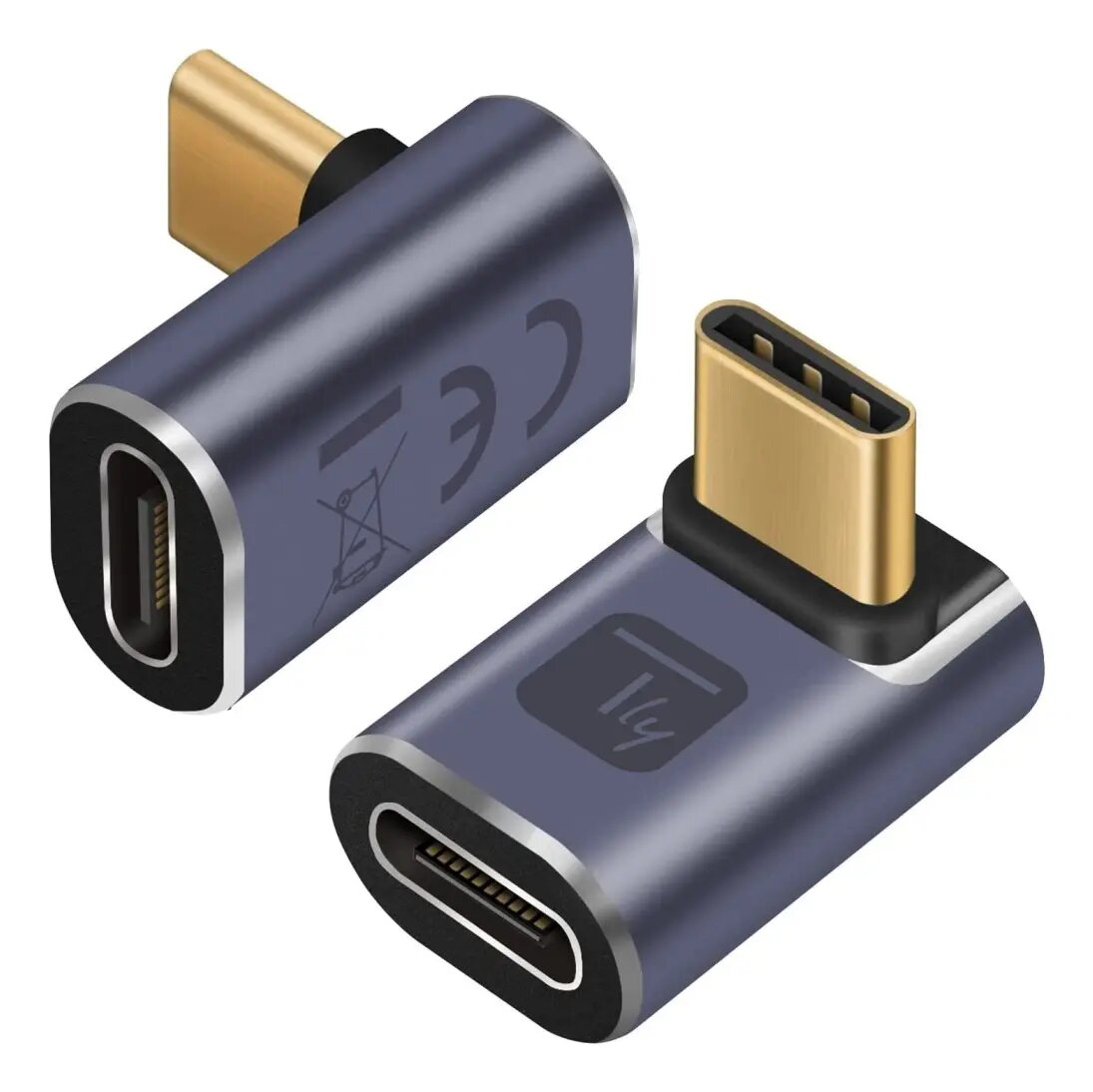 USB-C kabeļa dzimuma mainītājs Techly IADAP-USB4C-40G