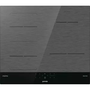 Indukcijas plīts virsma Gorenje GI6421SYB, 4 sildīšanas zonas, skārienvadība