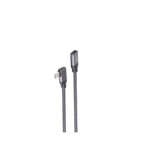 USB кабель ShiverPeaks BS13-56010 USB 3.2 Gen 2 0.5м USB C Серый