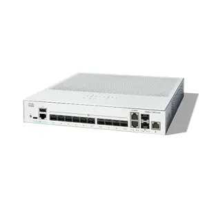 Коммутатор Cisco Catalyst C1300-12XS управляемый L2/L3, 12 x 10Gb SFP+, 240 Gbit/s, 16k MAC, монтаж в стойку, серый