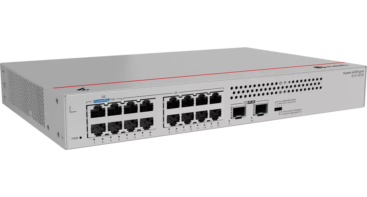 Коммутатор Huawei CloudEngine S110-16T2S Photo 2