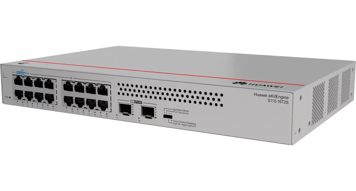 Коммутатор Huawei CloudEngine S110-16T2S Photo 3