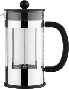 BODUM Kaffeebereiter INX PRESS KENYA 1 л — френч-пресс для кофе, поршень из нержавеющей стали